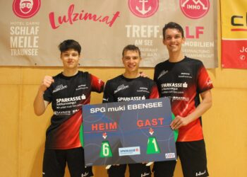 Tischtennis 2. Bundesliga – Muki Ebensee mit zwei Kantersiegen wieder auf der Erfolgsspur