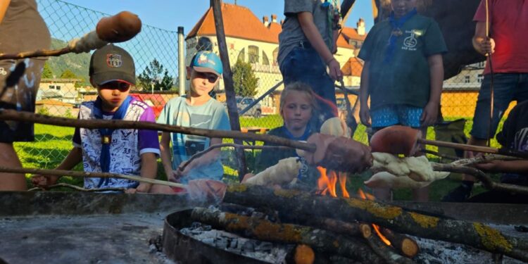 Actionreiches Pfadi-Jahr gestartet: Highland Games in Bad Ischl