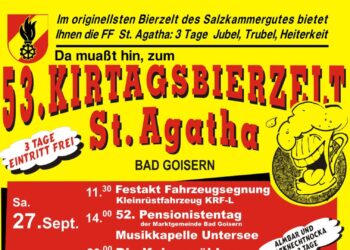 27.09. – 29.09.2025: 53. Kirtagsbierzelt St. Agatha