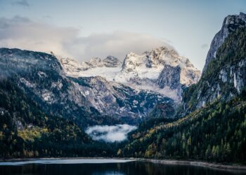 mountains, lake, fall, alps, autumnal, hike, outdoors, gosaussee, dachstein, alpine, austria, path, gosau, gosausee, upper austria, nature, autumn, hiking, outside