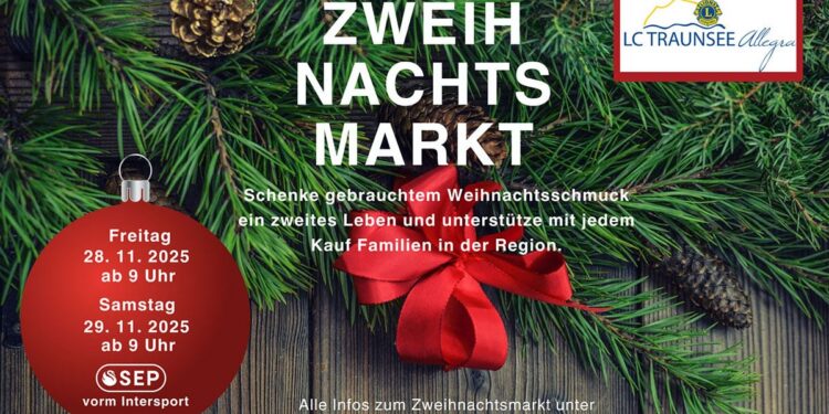 Traditionellen ZWEIHNACHTSMARKT im SEP Einkaufspark