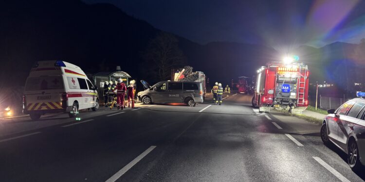 Verkehrsunfall auf der B145