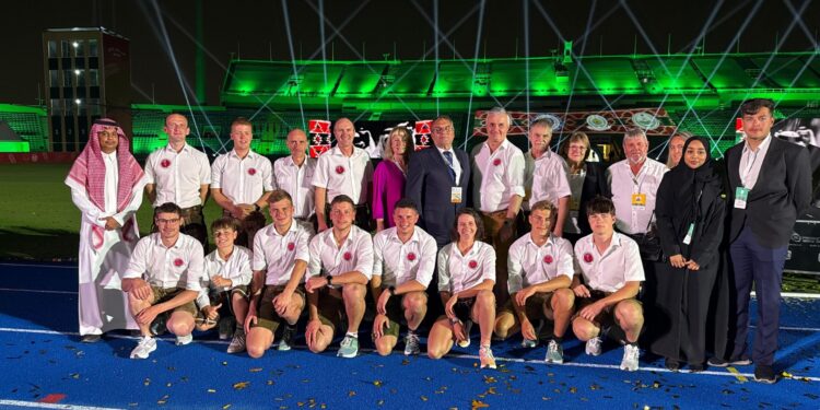 WM Teilnahme Feuerwehrsportgruppe Frankenburg in Saudi-Arabien