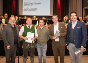 Gold für den Musikverein Pinsdorf bei der Konzertwertung in Vorchdorf