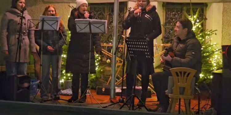 Das Inbrunst Quintett am Nusserlmarkt (19.12.)