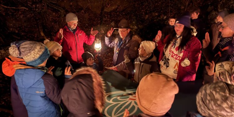 Pfadfinder-Waldweihnacht in der Wolfsgrube