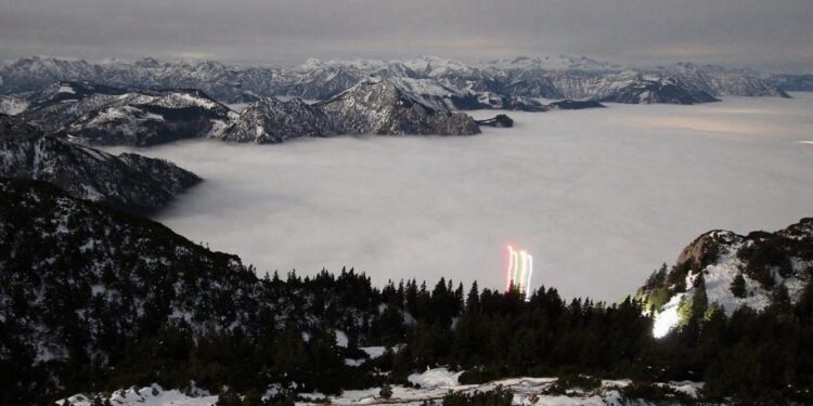 Einsatz in der Dunkelheit am Traunstein