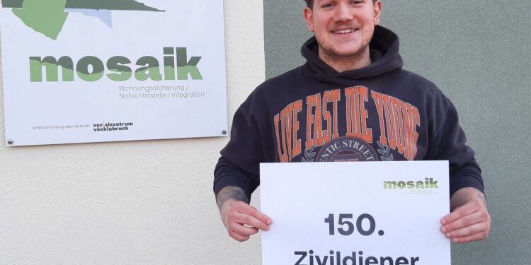 150. Zivildiener im Mosaik