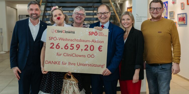 Überwältigende Solidarität: SPÖ-Vöcklabruck spendet an CliniClowns