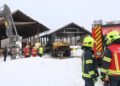 Brand bei Lagerplatz eines Unternehmens in Scharnstein