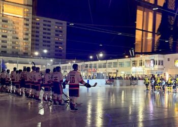 Bittere Niederlage im Auswärtsspiel der Cam4Dent Sharks gegen den WEV Wien in eisiger Kälte!