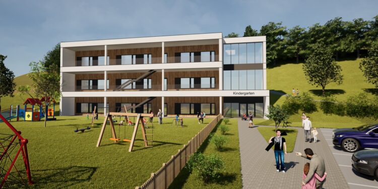 Kindergarten-Neubau in Seewalchen: Projekt nimmt weiter Form an