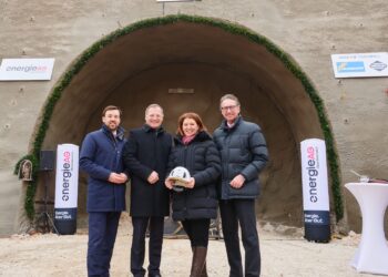 Energie AG: Tunnelanschlag für Neubau des Kraftwerks Traunfall erfolgt