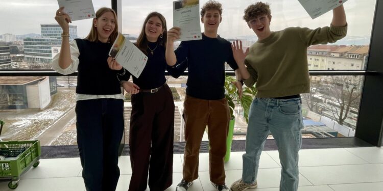 Fremdsprachenwettbewerb in Linz: Stockerlplätze für die Tourismusschulen