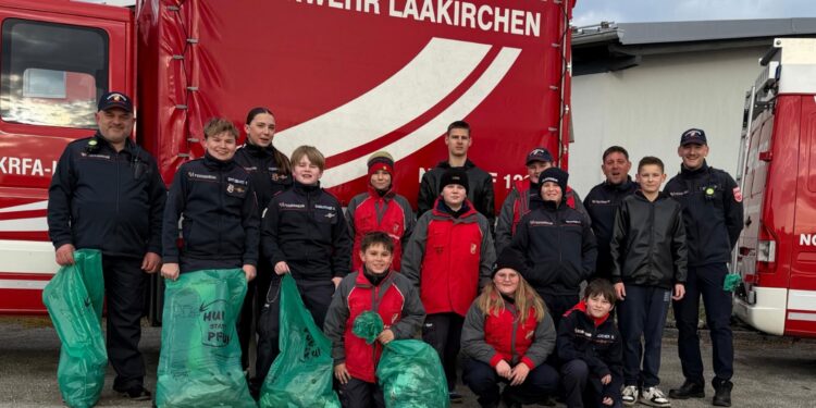 Feuerwehrjugend Laakirchen im Einsatz für die Umwelt