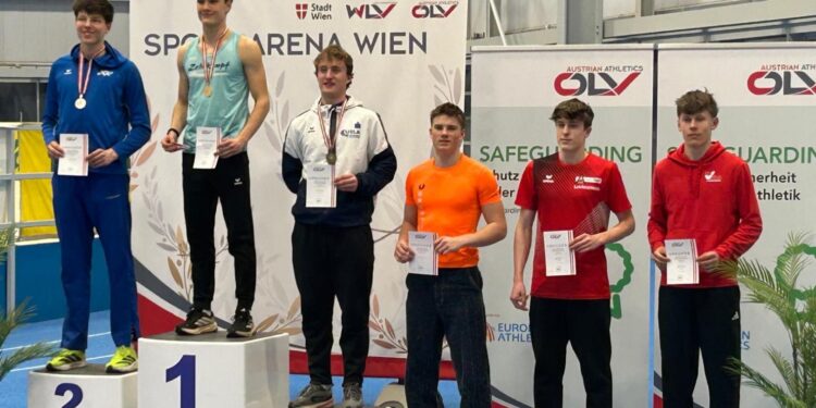 Starke Leistungen der Sportunion Gmunden bei den Österreichischen U18-Hallenmeisterschaften in Wien