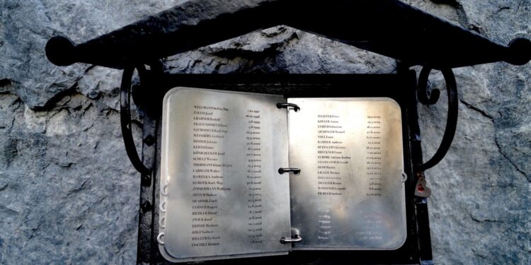 „Wir gedenken den Opfern des Traunsteins“ mit einer Gedenkmesse unterm Stein