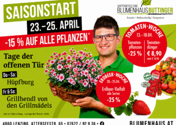 Frühlingserwachen im Blumenhaus Buttinger von 23.–25. April