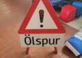 „Achtung Ölspur“-Verkehrszeichen der Feuerwehr gestohlen