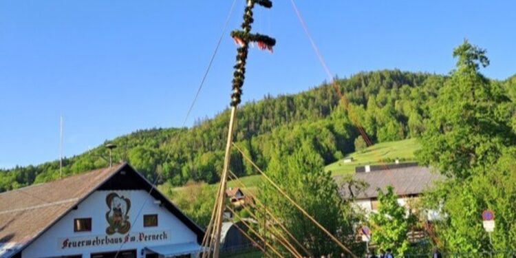 Pernecker Maibaumaufstellen 2026