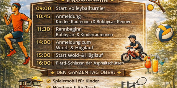 Sportfest Atzbach am 04. Juli 2026 – Bewegung, Spaß & Gemeinschaft!