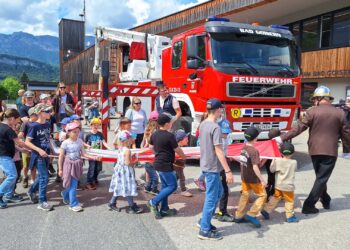 Kinder-Floriani-Feier bei der FF Bad Goisern