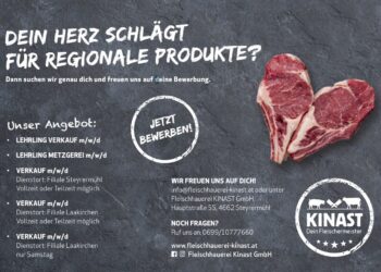 Fleischhauerei KINAST sucht engagierte Mitarbeiter:innen