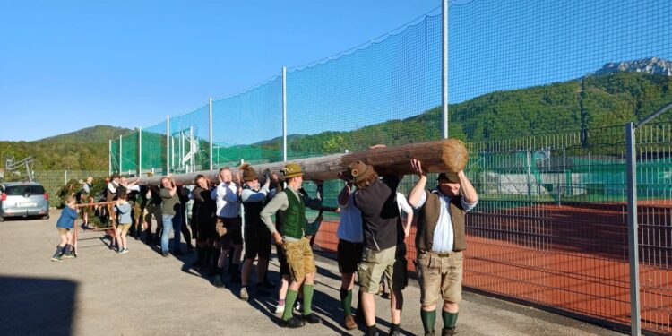 Maibaum auf dem Gugelberg