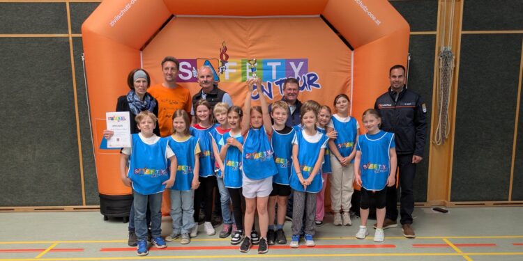 Zivilschutz-Kindersicherheitsolympiade Safety Tour 2026: Sieg für die VS Grünau im Almtal