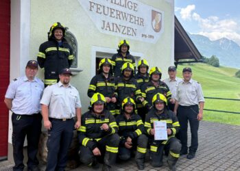 FF Jainzen erfolgreich beim Branddienstleistungsabzeichen in Silber