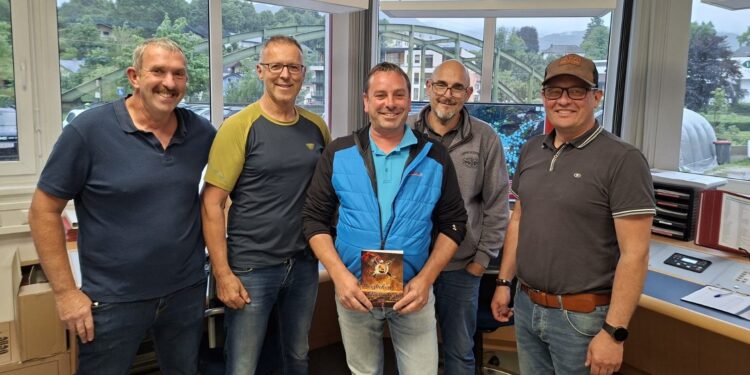 Löschmeister Erik Robin feierte seinen 50. Geburtstag