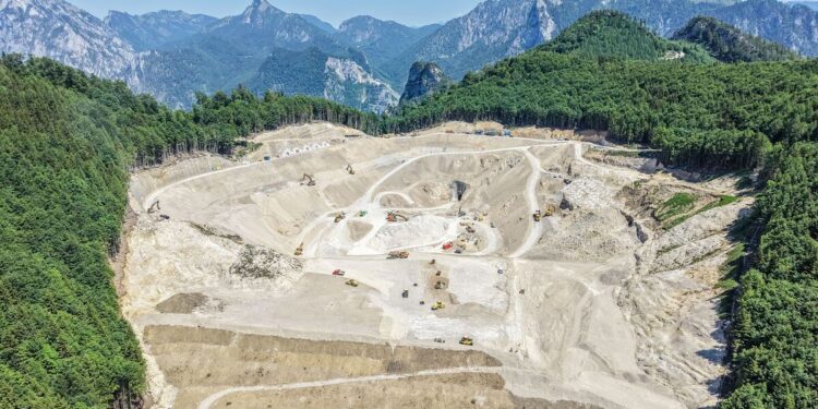 Pumpspeicherkraftwerk Ebensee: Bauarbeiten schreiten sichtbar voran