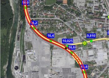 Straßenarbeiten an der B144 in Laakirchen machen Sperren notwendig