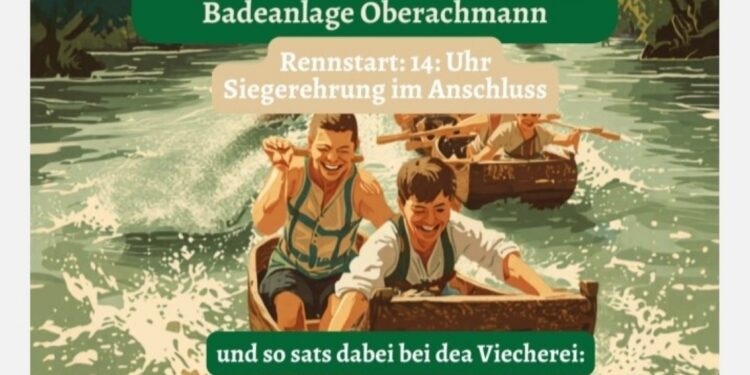 Sautrogrennen an der Ager