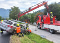 Frühmorgendliche Fahrzeugbergung in Bad Goisern