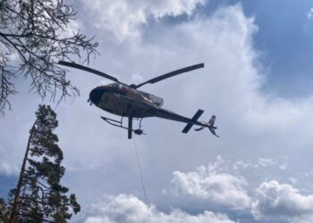 Erschöpfte Bergsteiger vom Traunstein per Hubschrauber gerettet