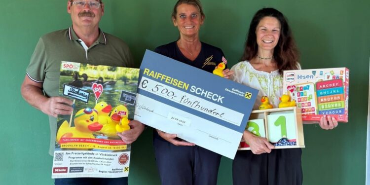Spendenübergabe Rennententeam Vöcklabruck