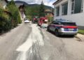 FW Reiterndorf bindet ergiebige Ölspur in der Rosenkranzgasse