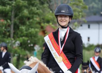 Reitverein Traunsee bei den oö Meisterschaften für Haflinger Dressur/Springen erfolgreich