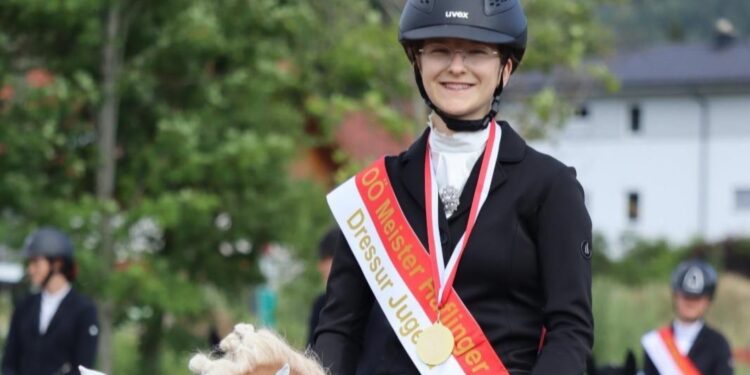 Reitverein Traunsee bei den oö Meisterschaften für Haflinger Dressur/Springen erfolgreich