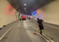 Motorradunfall im Geißwandtunnel auf der Salzkammergutstraße