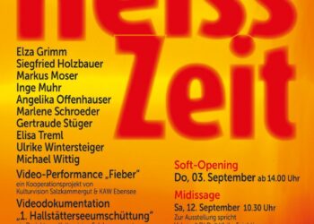 Ausstellung „Heisszeit“ im September in DIE GALERIE Gmunden
