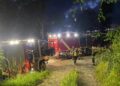 Abendsonne sorgt für vermeintlichen Waldbrand in Grünau