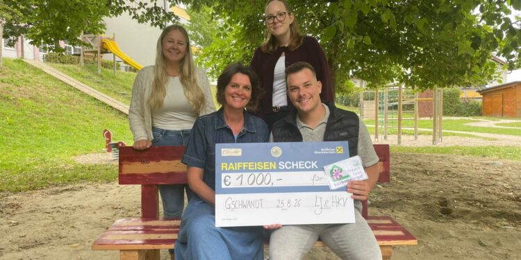 Landjugend Gschwandt spendet 1.000 Euro
