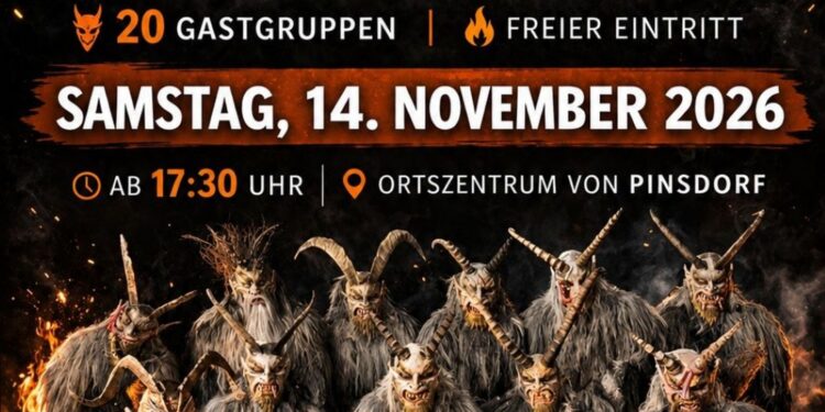 1. Pinsdorfer Perchten und Krampus Großlauf
