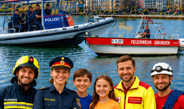 Gmunden wird zum großen Schauplatz der Sicherheit