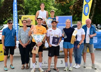 Oliver Pfaffenwimmer und Sabine Steinkogler siegen am Langbathsee