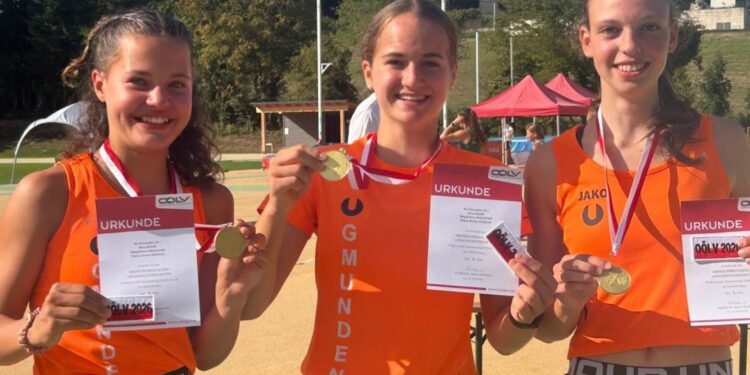 Sportunion Gmunden glänzt auch beim Saisonfinale mit Edelmetall-Mehrkampf-Landesmeisterschaften U16 bis AK in Linz