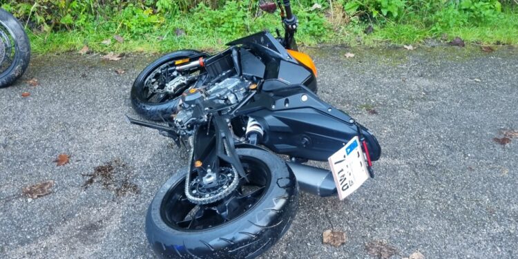 Motorradunfall im Weißenbachtal