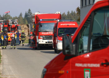 Gefahrstoffeinsatz nach Ammoniakaustritt bei einem Logistikunternehmen in Vorchdorf